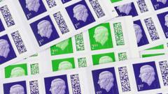 Price of first class stamp rises to £1.80