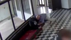 Watch: Moment gunman tackled by school principal in Oklahoma