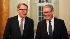 Badenoch accuses PM of misleading MPs over Mandelson vetting