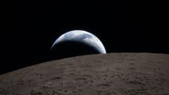 Earthset and a solar eclipse: Nasa releases first images from Moon fly-by