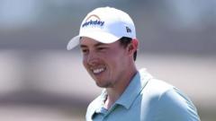 Fitzpatrick's wild birdie and superb 63 puts him in Heritage lead