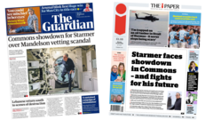 Newspaper review: 'Commons showdown' and 'Starmer fights for future'
