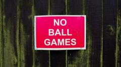 'No ball games' signs are deterring kids from exercising, MPs told