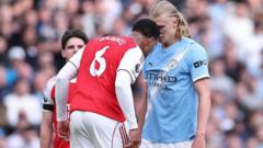 Should Gabriel have been sent off for Haaland clash?