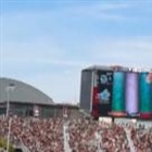 Watch: Skydiver crashes into jumbotron at US football game