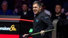 O'Sullivan in charge against China's He at Crucible