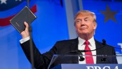 Trump to participate in marathon Bible reading