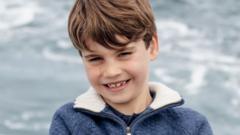 Prince Louis holiday photo released to mark eighth birthday