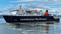 Almost a third of CalMac's ferry fleet out of action