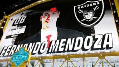 Raiders take Mendoza with first pick of NFL Draft
