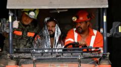 Trapped miner rescued from flooded Mexican tunnel after 14 days