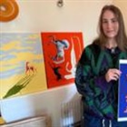 'I was in a slump - now my art is in Billie Eilish's house'