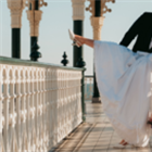 Couple hitchhike to their wedding ceremony